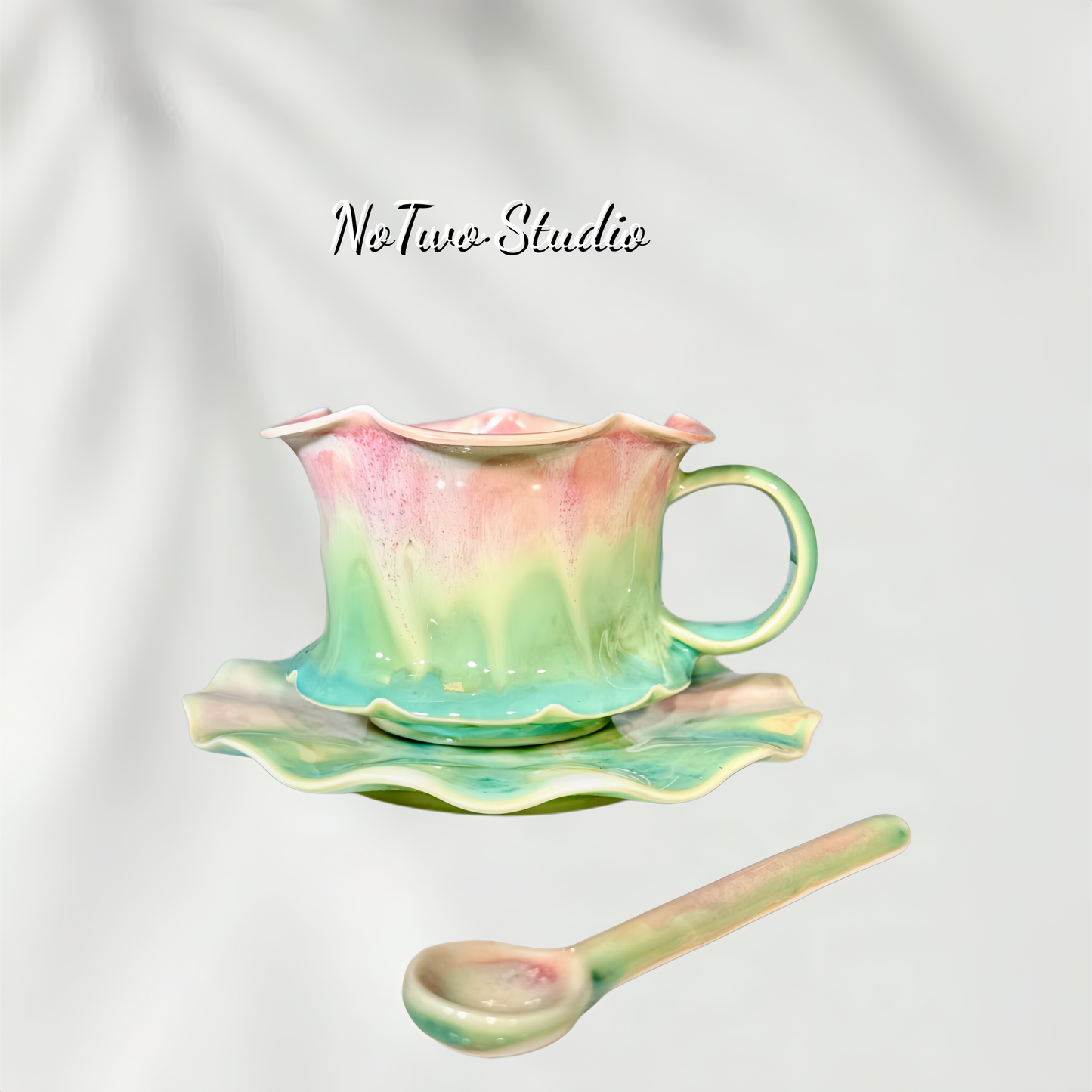 Spring Blossom Glaze Mug Cup Set