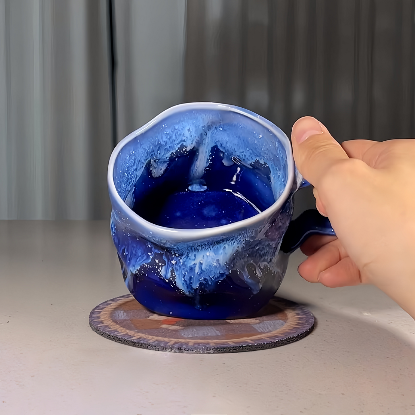 Starlit Ocean Art Mug