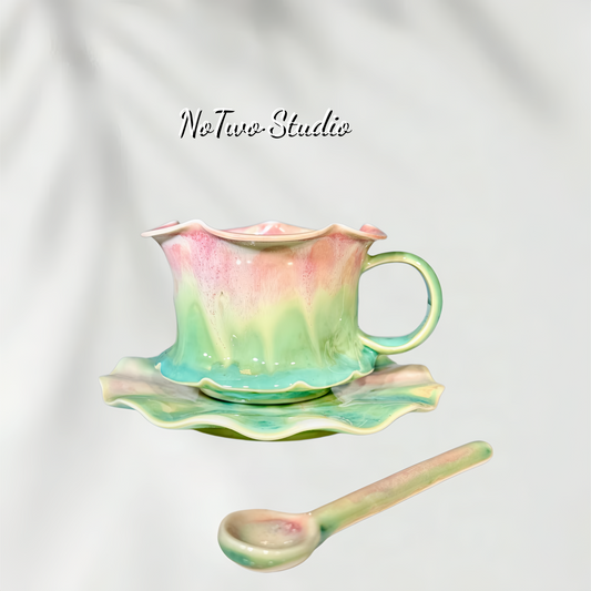 Spring Blossom Glaze Mug Cup Set