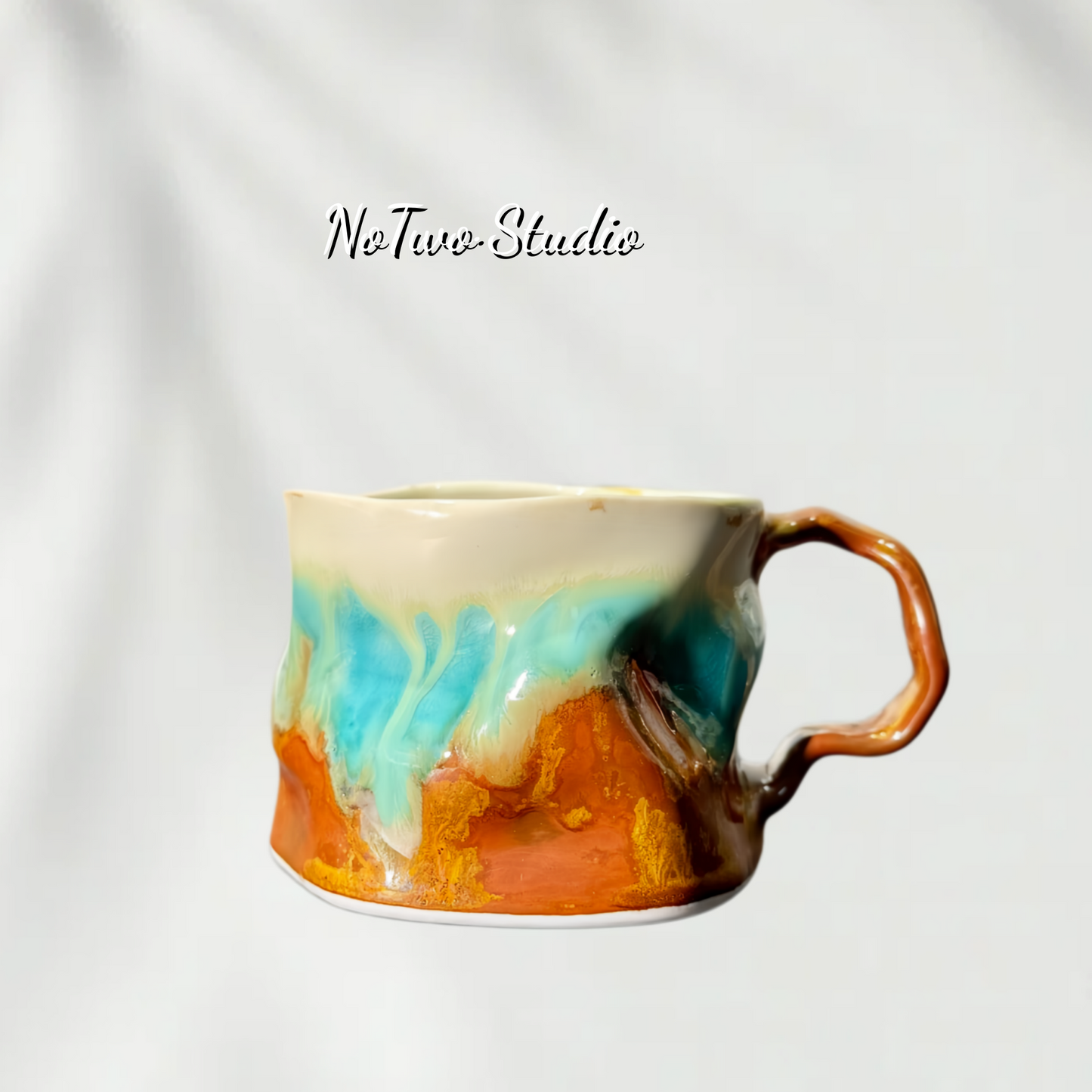 Handcrafted Vintage Irregular Cup
